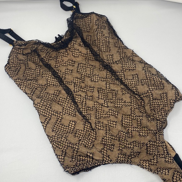 Agent Provocateur Elsey Black Nude Bodysuit NWT *NO SUSPENDERS* - Picture 1 of 15